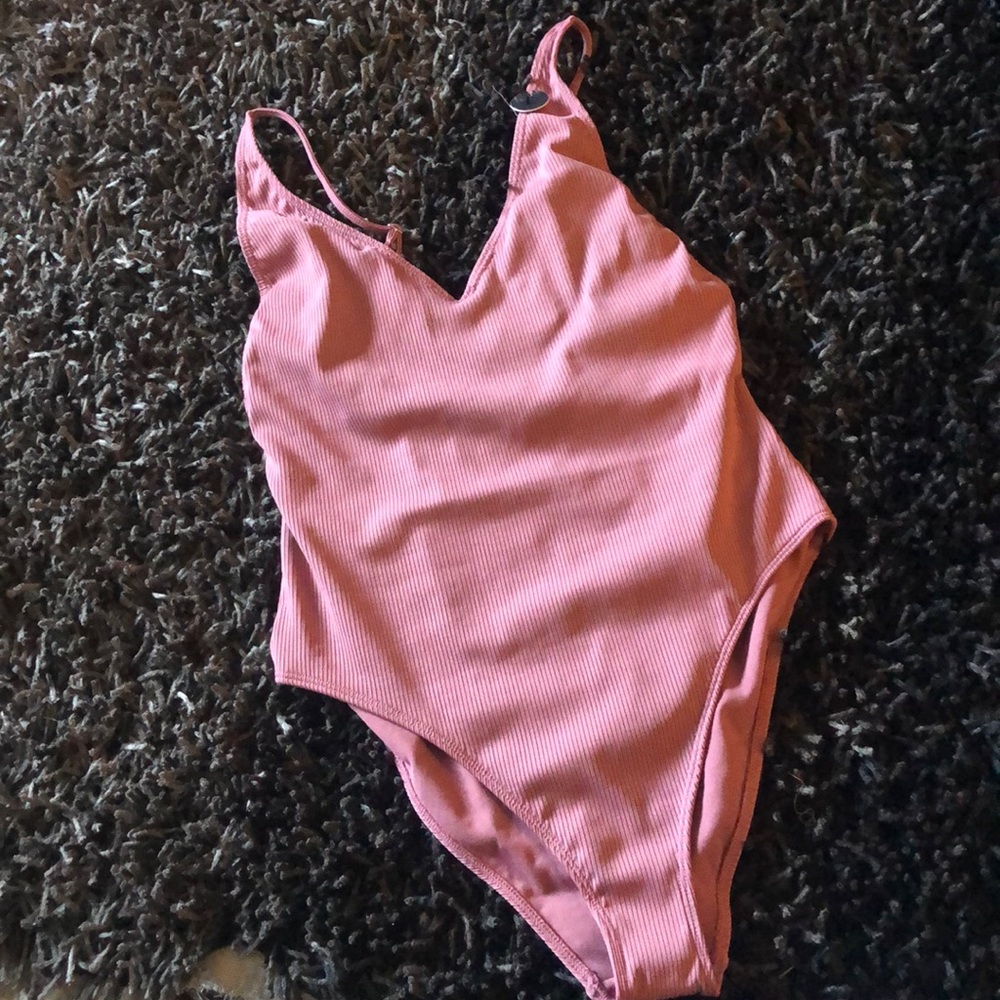 Pink bathing suit